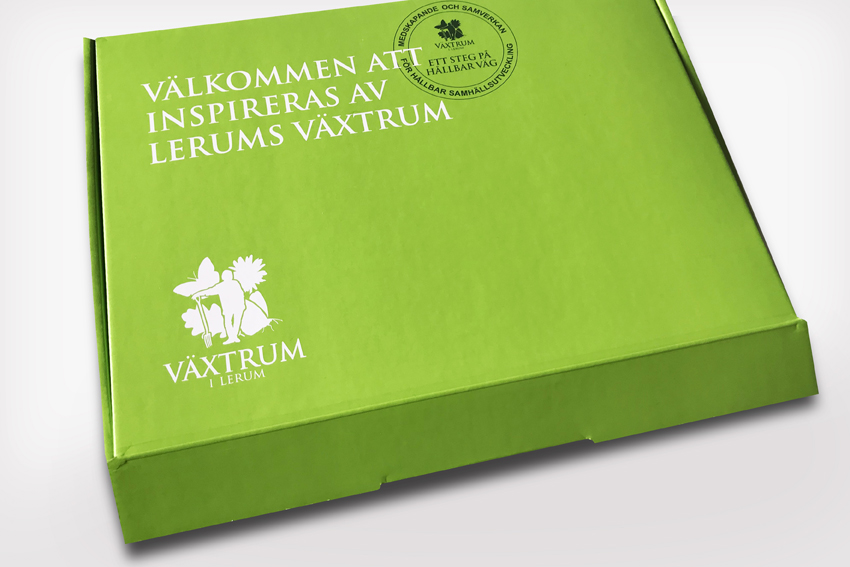 DM låda för Växtrum i Lerum.